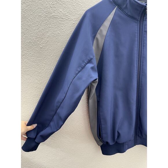 Mens New Balance York Revolution Baseball Jacket Size Small Navy Blue Zip Up - Picture 4 of 16